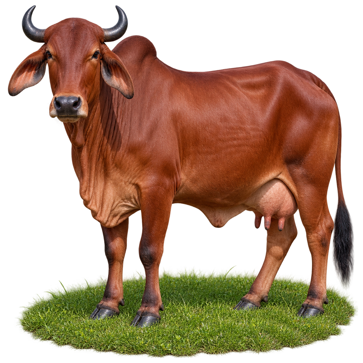 Lal Sindhi cow at Amrit Dairy farm