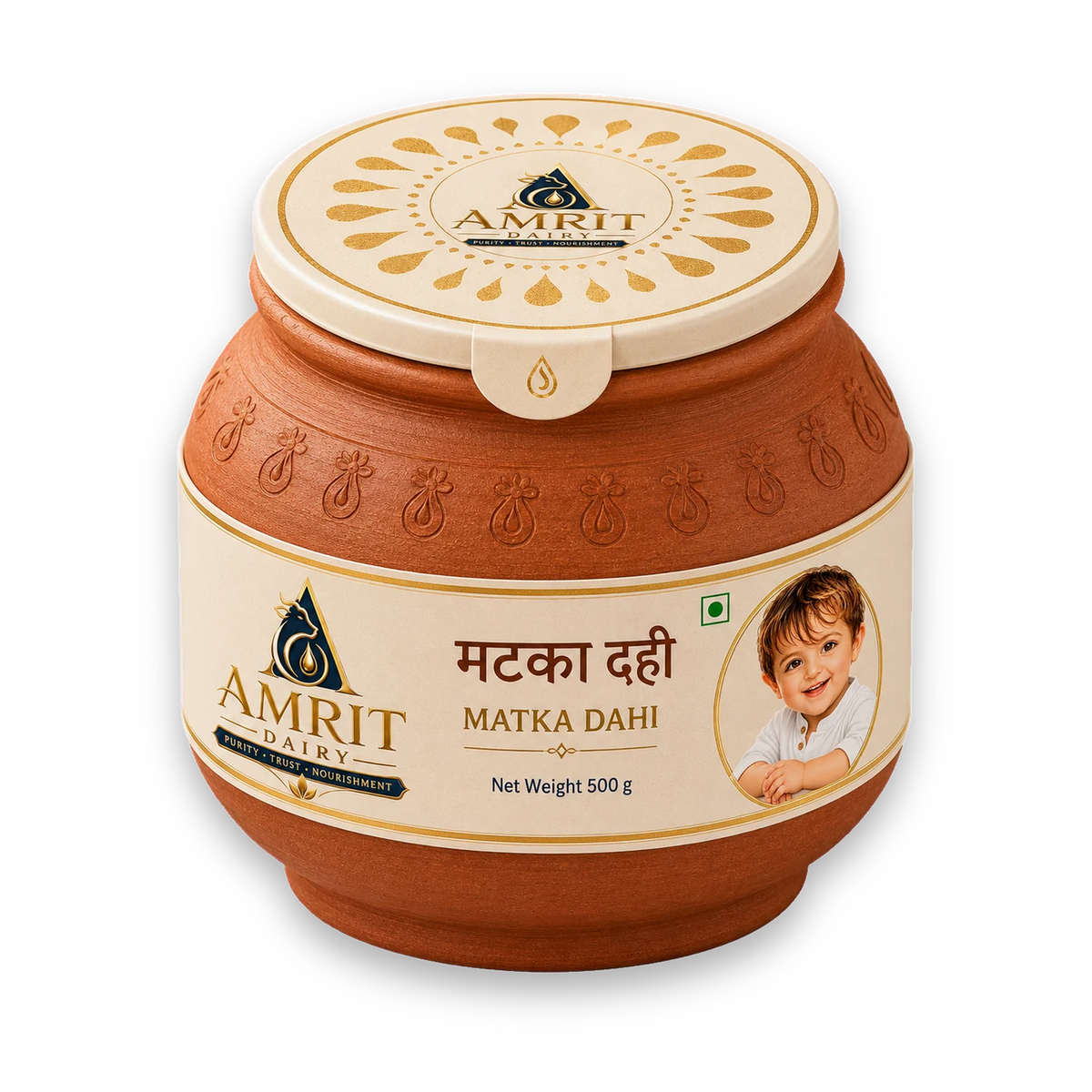 Amrit Curd in matka